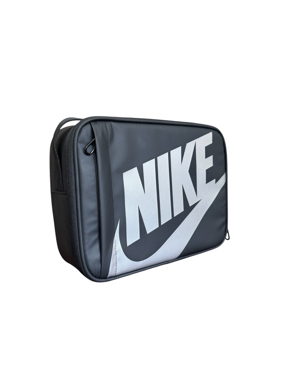 Nike Swoosh Hard Shell Lunch Box 4L Black Grey Insulated School Bag #9A3064-023